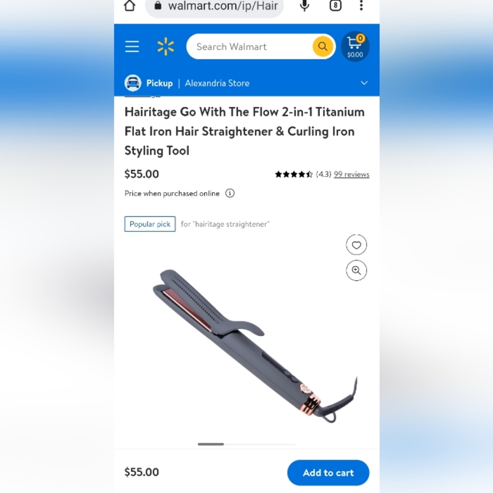 Flat iron